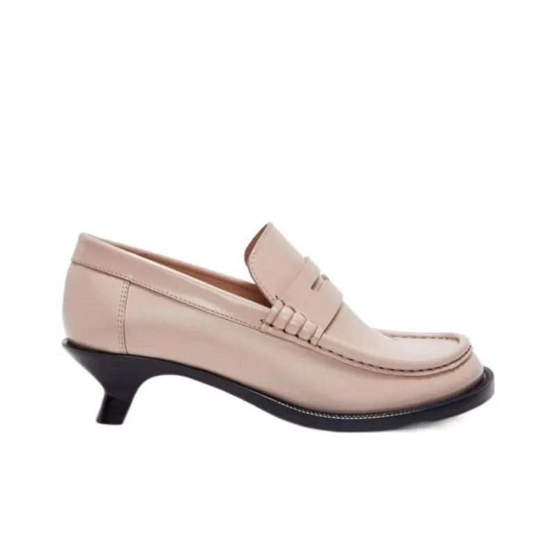 LOEWE Campo Loafers 4cm Women's Light Pink-1