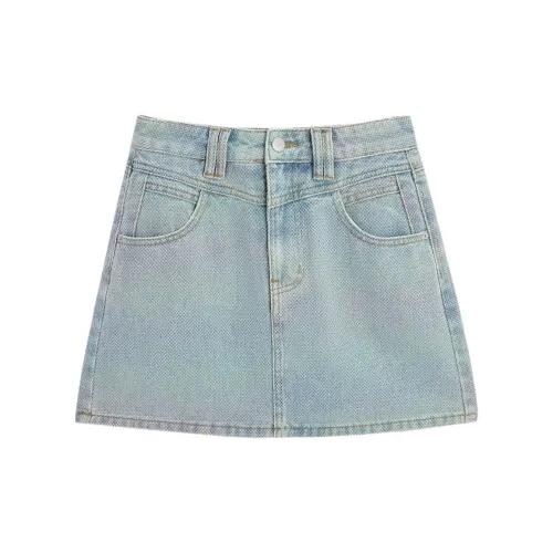 Love to serve Denim Short Skirts Women's Denim Blue