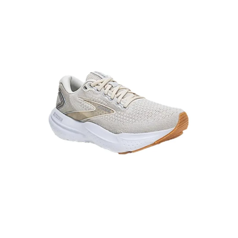 Brooks Glycerin 21 Cushioning Anti Slip Wear Resistant Breathability Low Top Running Shoes Men's Khaki-3