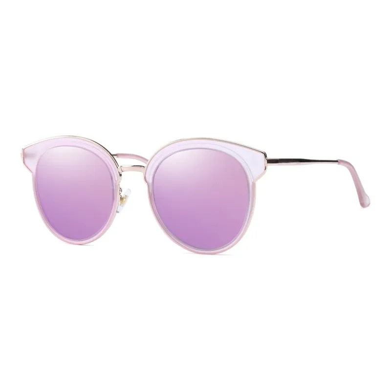 Cornstone Alloy TR/Memory Plastic Round Sunglasses Unisex-0