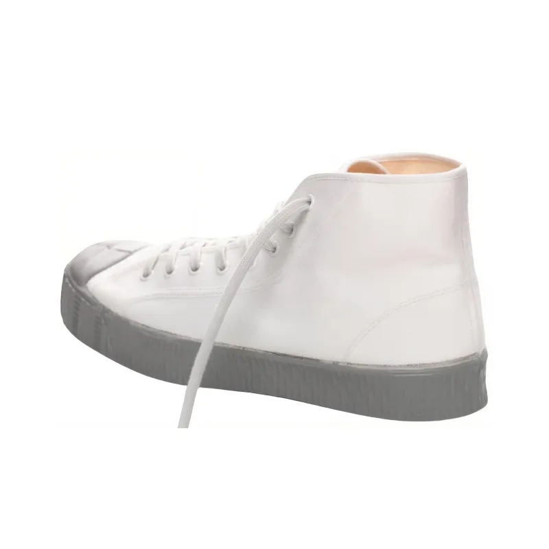 SPALWART Special Mid Stylish Skateboarding Shoes Unisex White-2