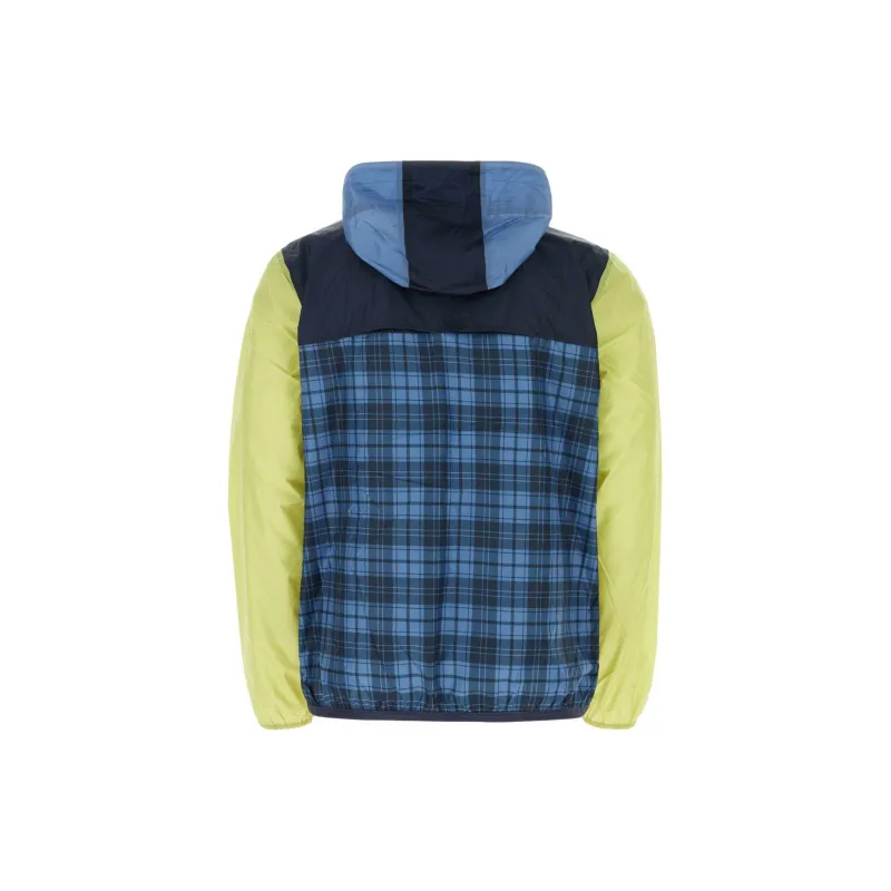 Maison Kitsune Checked Half Zip Hooded Jacket-1