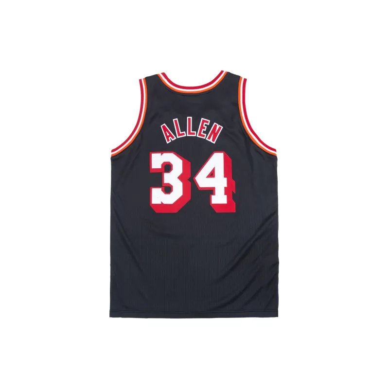 Mitchell Ness Hardwood Classics Authentic 'NBA Miami Heat 2013 14 Ray Allen' Jersey-1