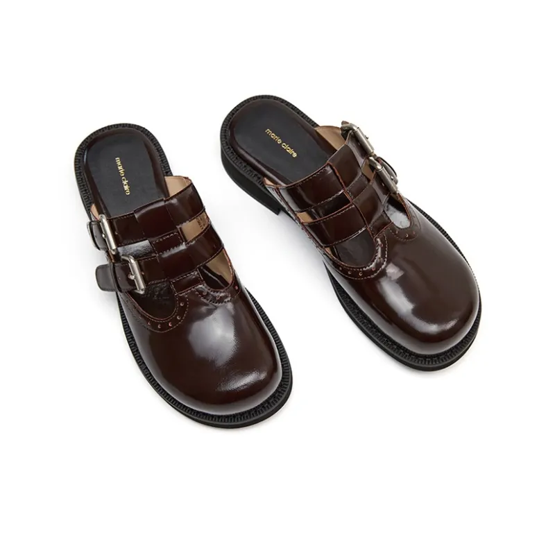 Marie Claire Rubber Sole Quiet Odor Resistant Closed Toe Slippers Women's-3