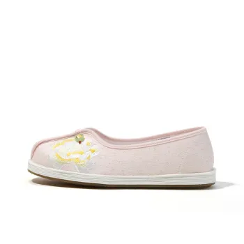 Old Meihua Casual Shoes Hanfu Embroidery Shoes New Chinese Style Women's Pink
