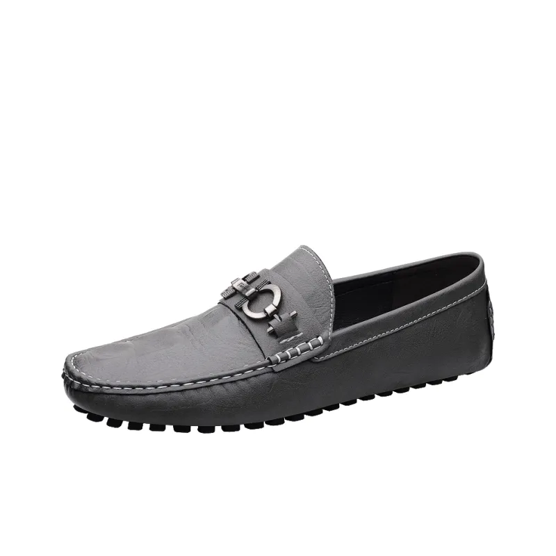 Abango Gommino Loafers Men White/Black/Gray/Blue-9
