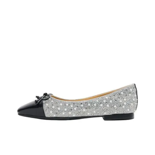 STEVE MADDEN Casual Single Shoes 1.3cm Women's Silver Black