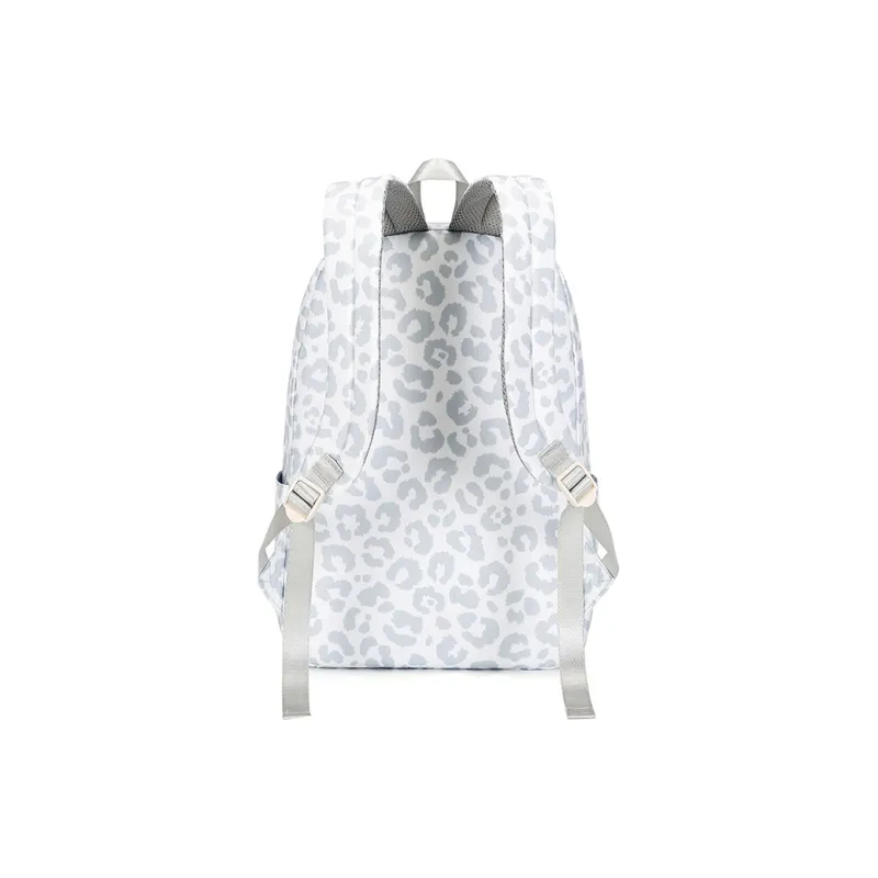 TTaG．baG Polyester Backpack Women's White/Black Gold-2