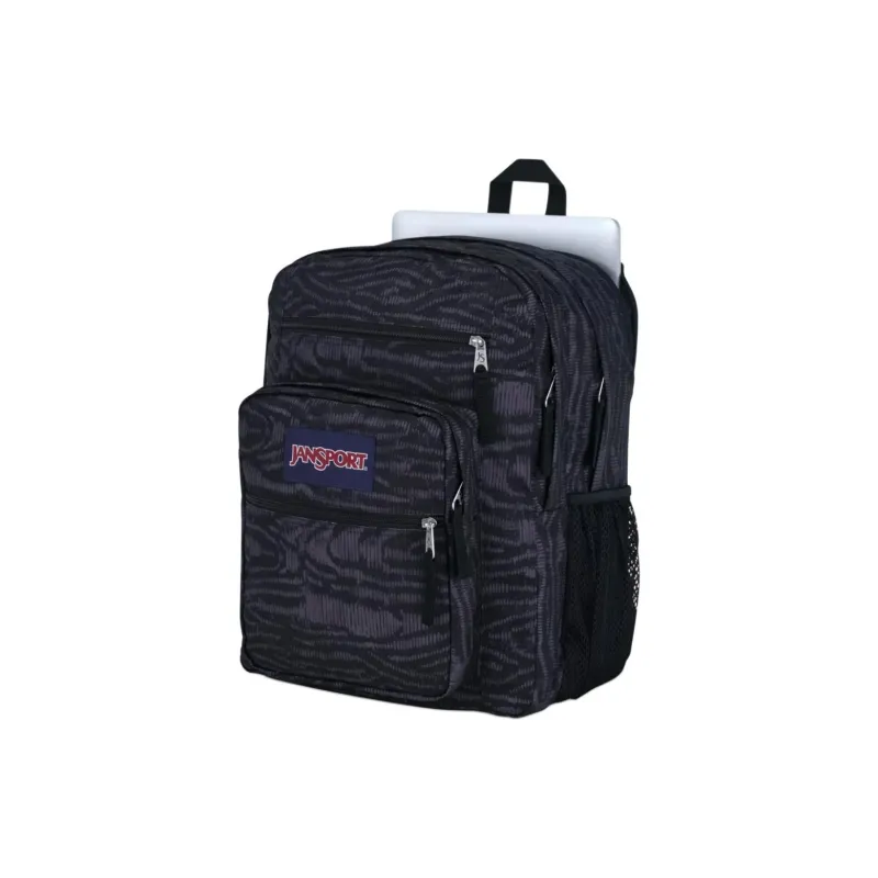 JanSport Polyester Backpack Large Size Unisex Black & Gray-2