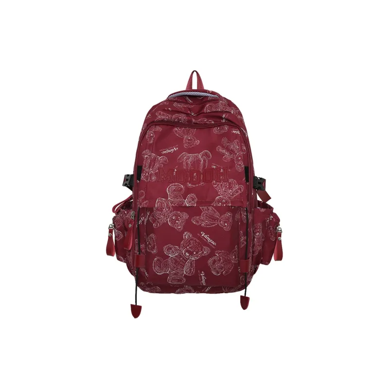Travel Nylon Travel Bags Backpacks Regular Unisex Black/White/Red/Green-9