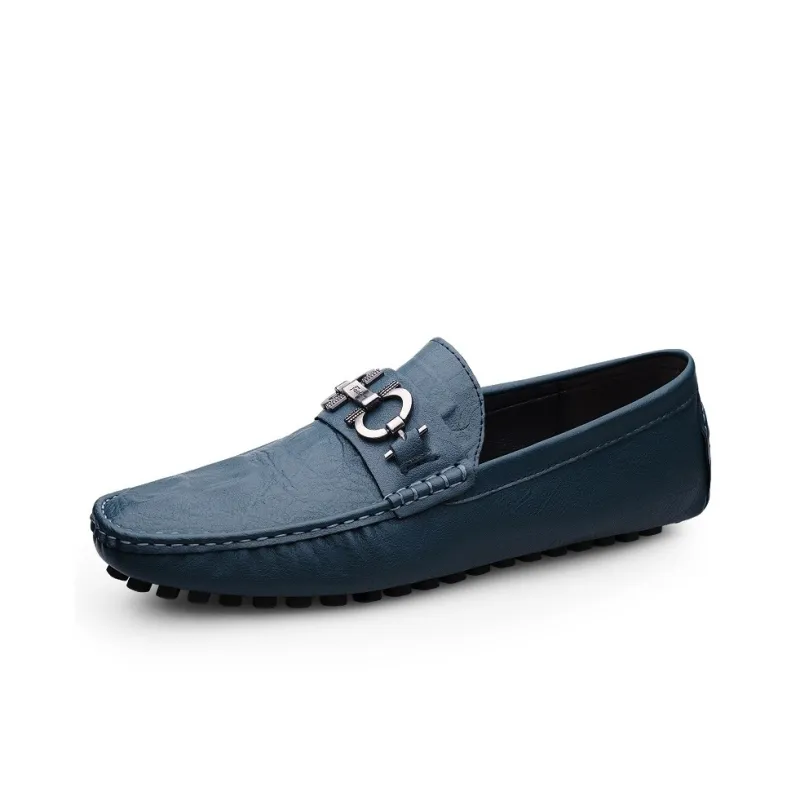 Abango Gommino Loafers Men White/Black/Gray/Blue-12