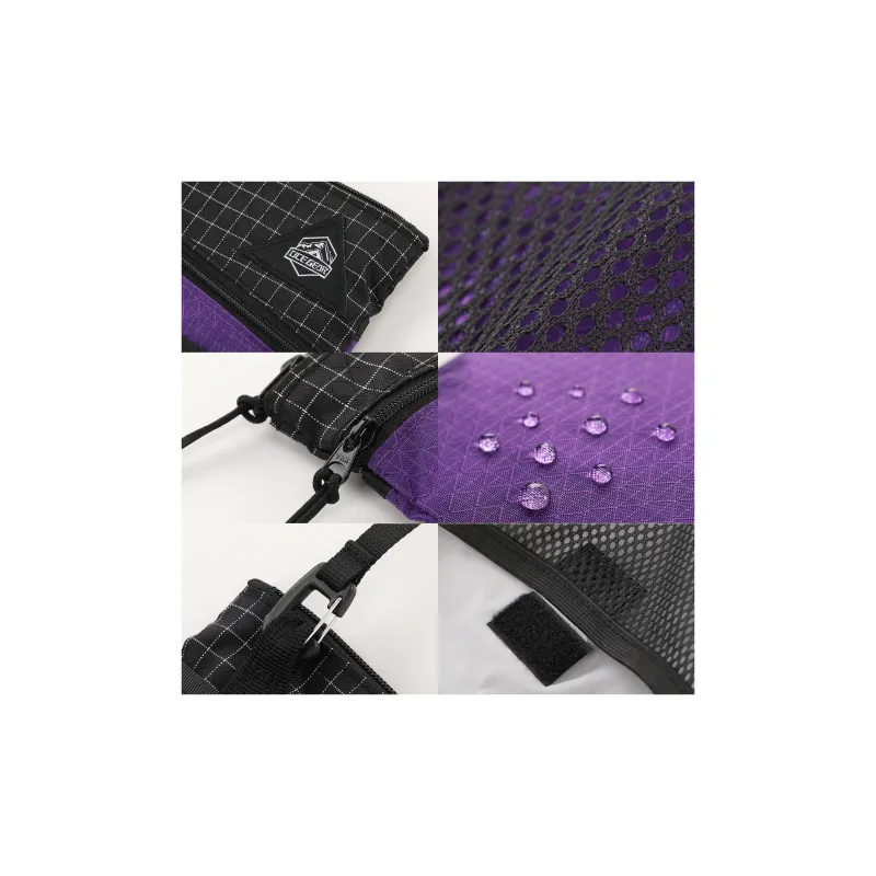 OCE GEAR Water-Repellent Nylon Fabric Color-Matching Shoulder Bag Hiking Bag Cycling Bag Medium Size Unisex-7