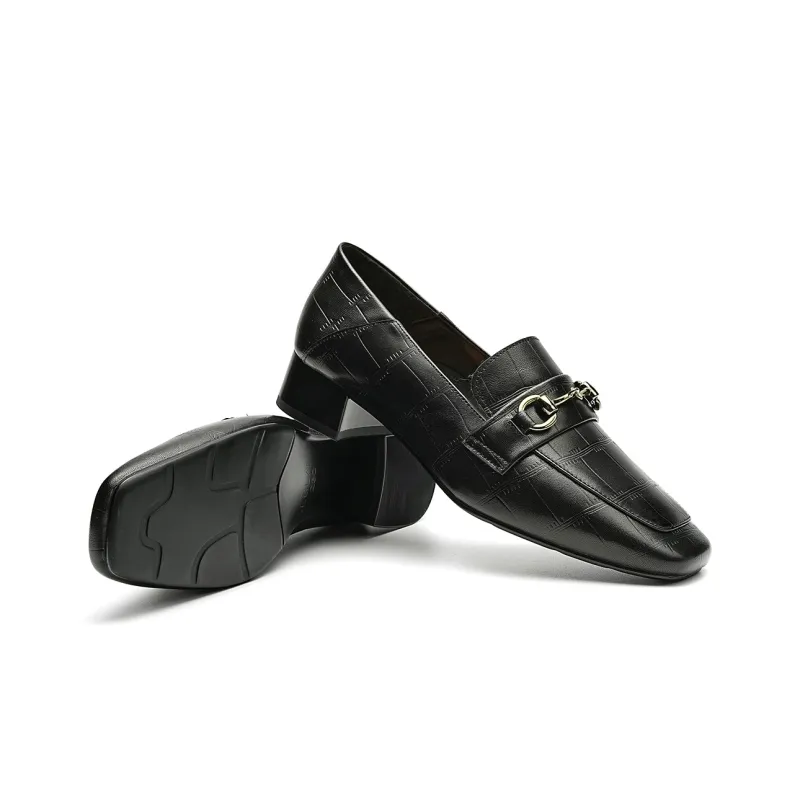 EBLAN Loafers 3.5cm Women's Black-4