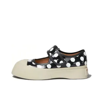 MARNI Polka-Dot Printed Pablo Mary Jane Sneakers Women's