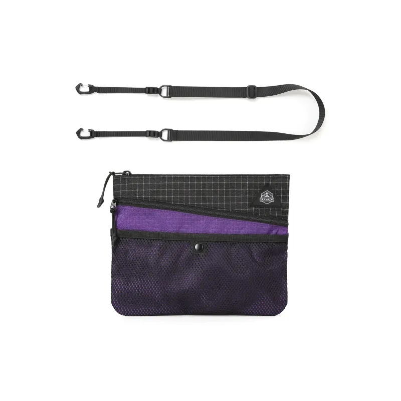 OCE GEAR Water-Repellent Nylon Fabric Color-Matching Shoulder Bag Hiking Bag Cycling Bag Medium Size Unisex-4