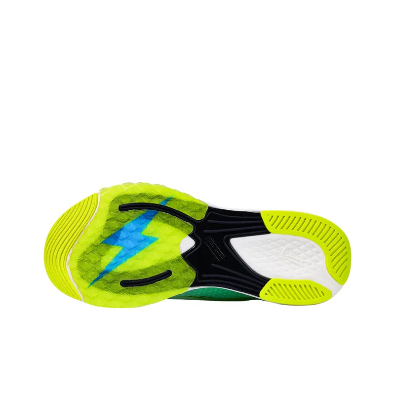 Volanti 911 Dream Lightning Cushioning And Breathable Low Top Running Shoes Unisex White Green-5