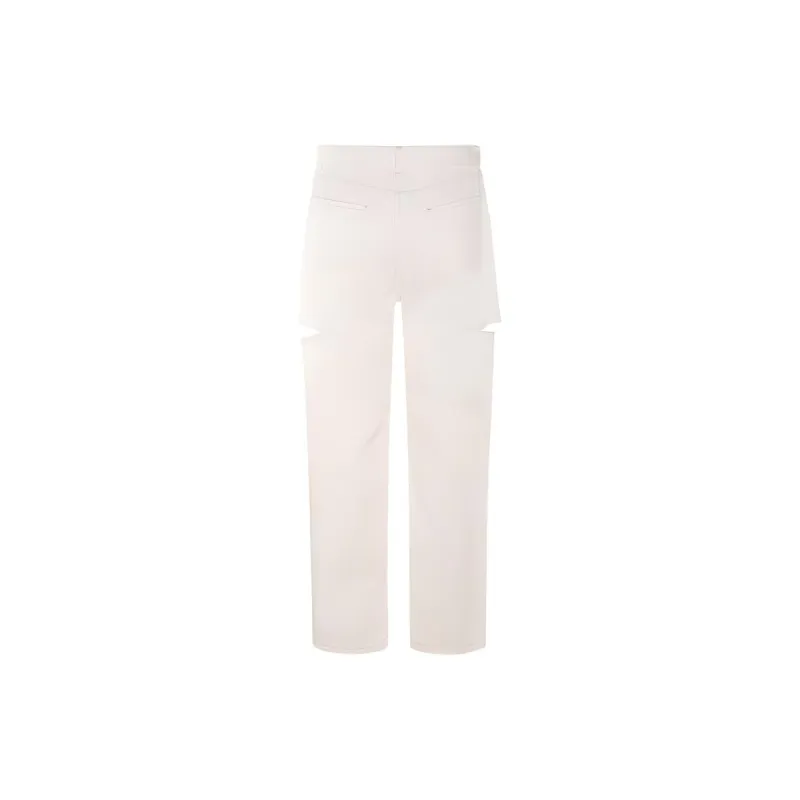 Maison Margiela Distressed Straight Leg Jeans-1