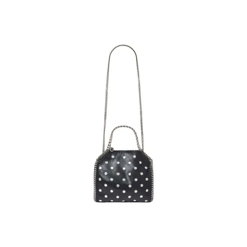Stella McCartney Polyester With Polyurethane Shoulder Bag Crossbody Bag Handbag Mini Unisex Pitch Black-1