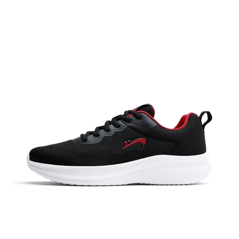 K bird Breathable Lightweight Rebound Low Top Casual Running Shoes Men's Black Gold-0