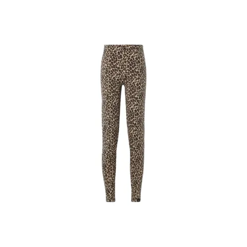 Victoria's Secret Leggings Women's Brown Leopard/Leopard Print