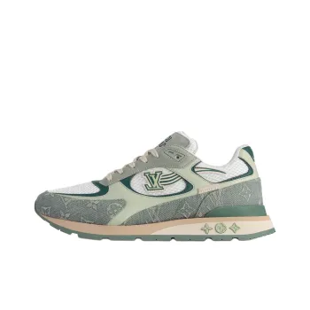 LOUIS VUITTON Run Away Low Top Casual Shoes Men's Green