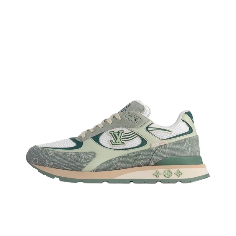 LOUIS VUITTON Run Away Low Top Casual Shoes Men's Green-0