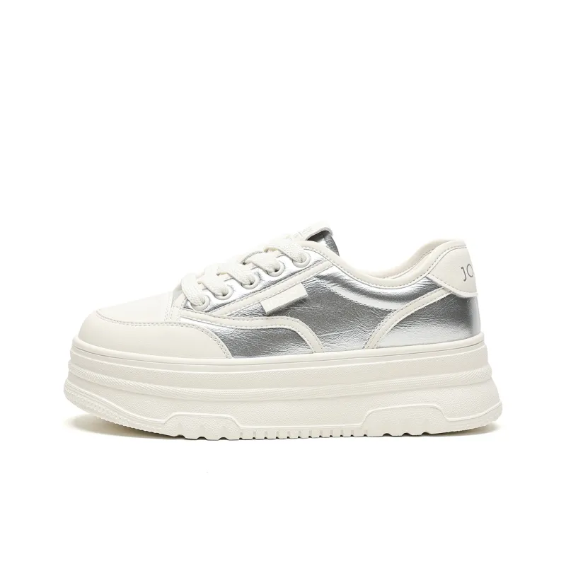 JOSINY Height Increasing Slip-Resistant Low-Top Skateboard Shoes Women's-6