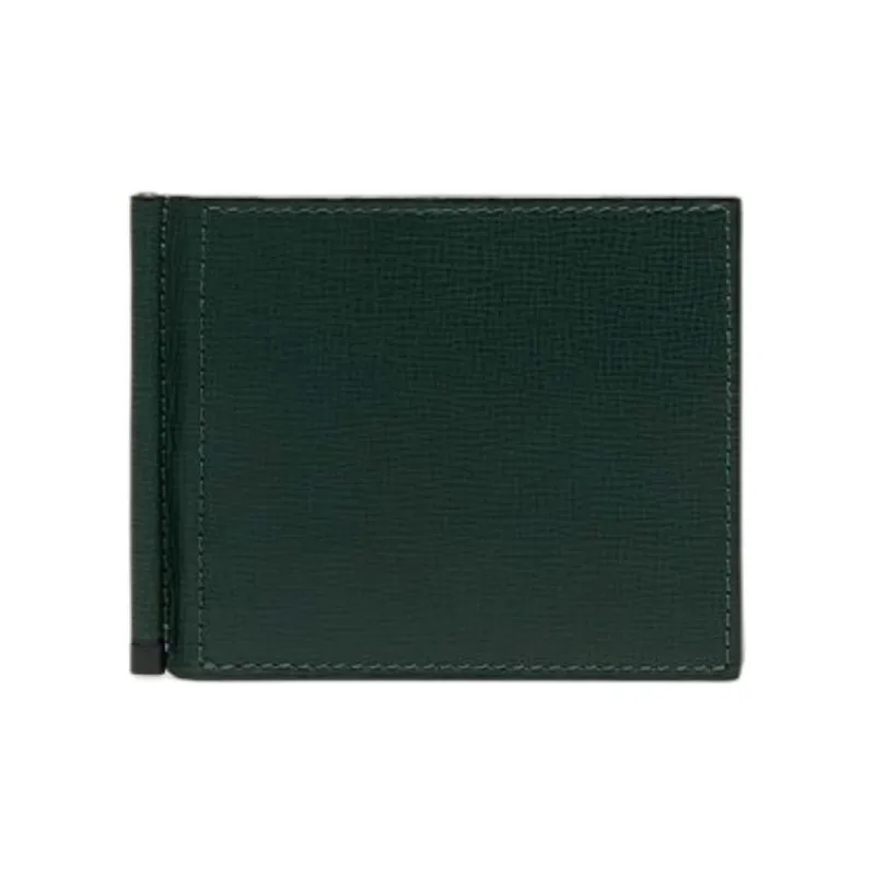 Valextra Calfskin Wallet Men's Green-0