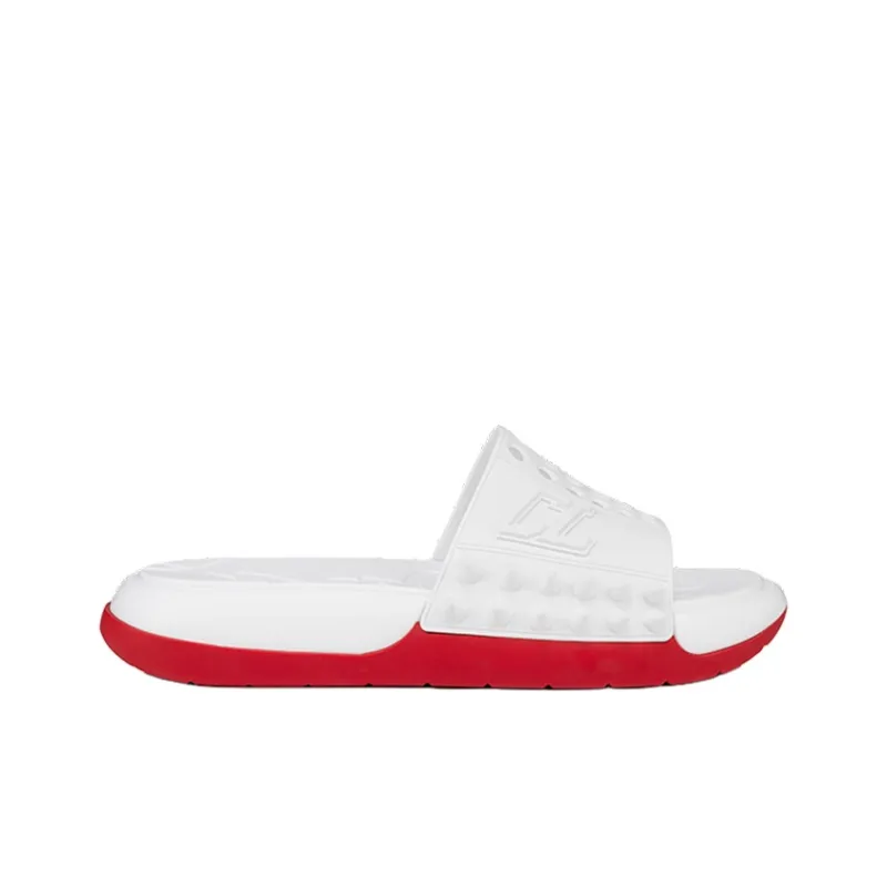 CL LUBOTING Slide Slippers Men's White-1