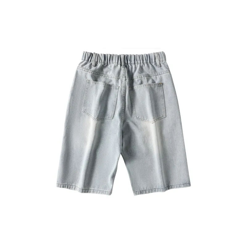 Slazenger Denim Shorts Unisex Light Blue-1