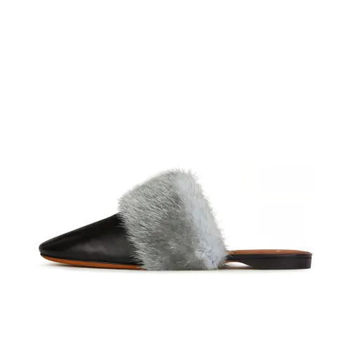 GIVENCHY Wrap-toe Slippers Women's Black
