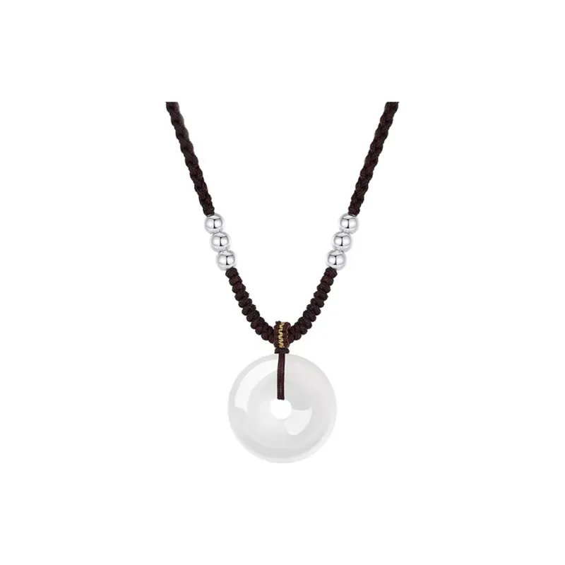 Emerald Dynasty Chalcedony Necklaces Unisex-3