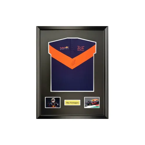 Three For F1 Driver Max Verstappen Autographed Short-Sleeved Racing Suit With Certificate And Framed Gift Box Set