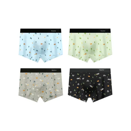 Red Bean Underpants Men's 4 Pack