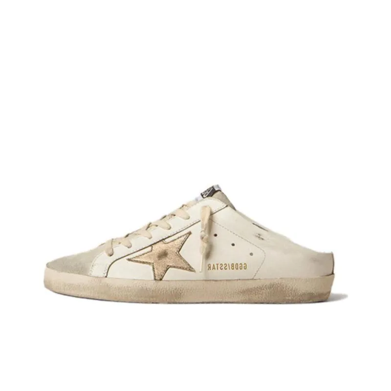 Golden Goose Super Star Sabot Closed Toe Slippers Women's White-0
