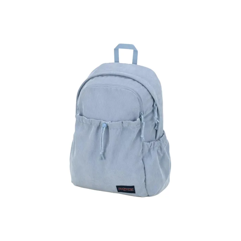 JanSport Polyester Backpack Unisex Blue Corduroy-2