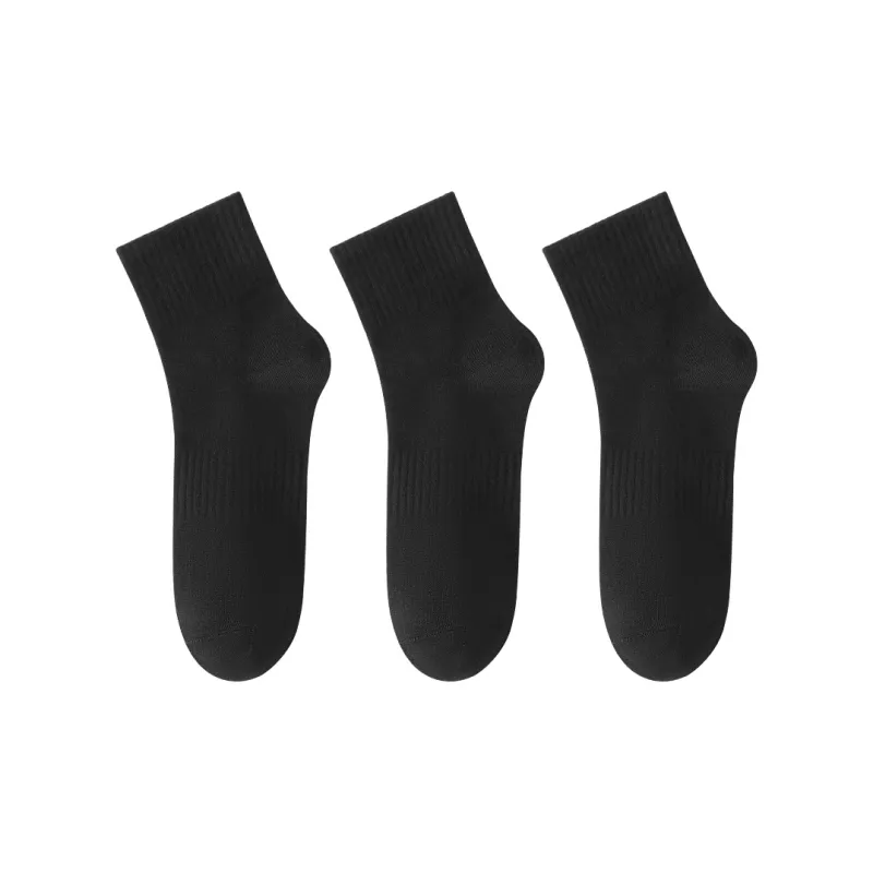 H YXIANG Mid Calf Socks Men's 3 Pack-1