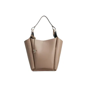 TOD'S Logo Stamped Medium Bucket Bag