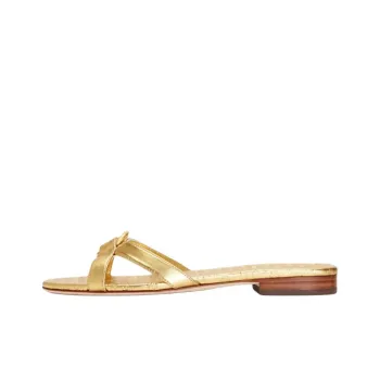 LAUREN RALPH LAUREN Slide Slippers Women's Gold