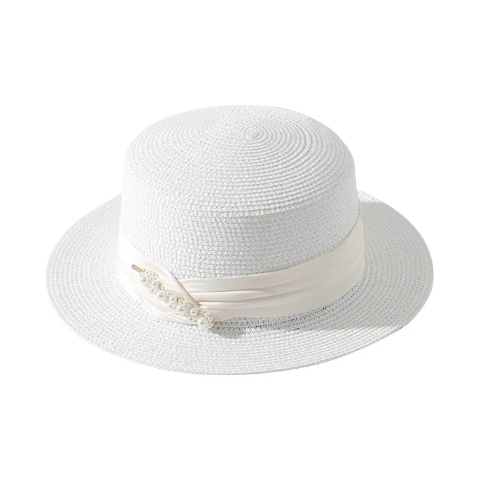 NANJIREN Straw Woven Sun Protection Hats Women's-5