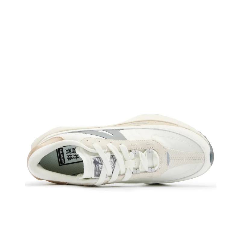QIAODAN Monologue 3.0 Casual Shoes Men Low Top Raw Denim Ivory-3