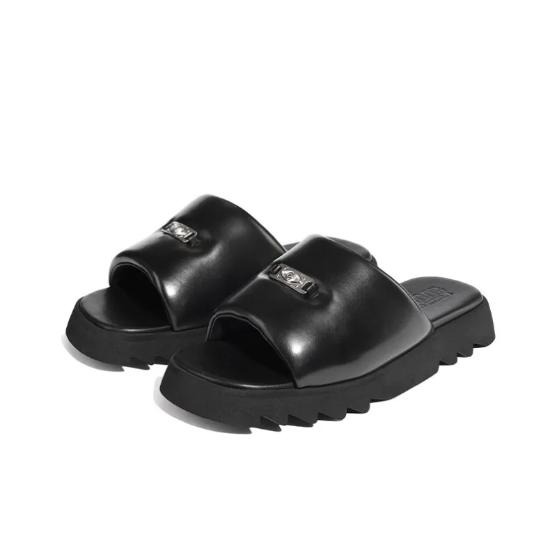 Kami Anger EVA Slide Slippers Unisex Black-0