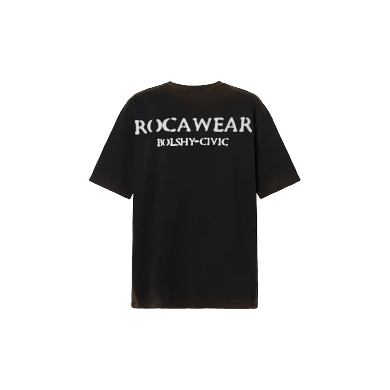 ROCAWEAR T Shirts Unisex Black-1