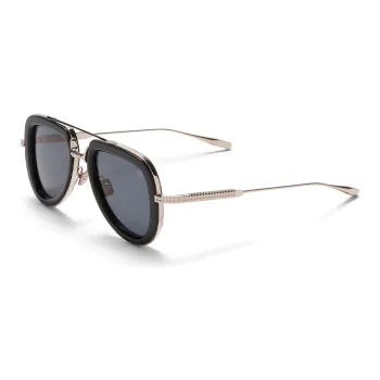 Valentino Acetate Titanium Aviator Sunglasses Women's Gold