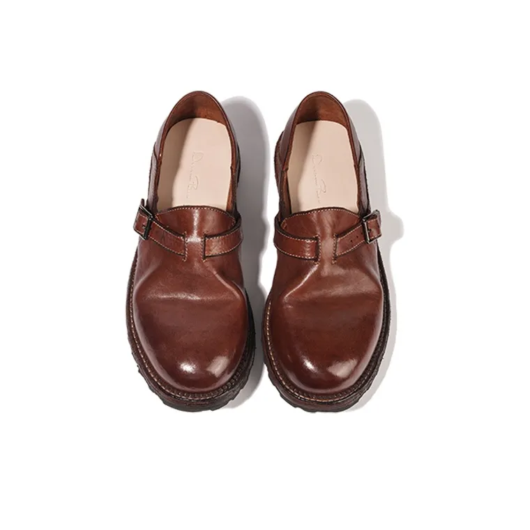 Vibram X Dreambox Loafers Men Black/White/Coffee-11
