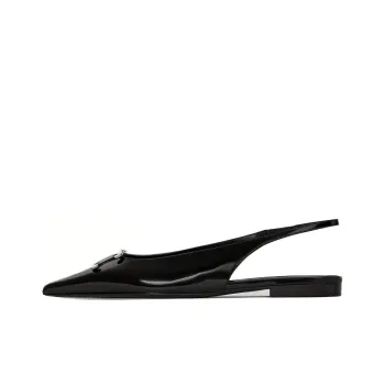 CELINE Triomphe Women's Casual Shoes 0.5cm Women's Black