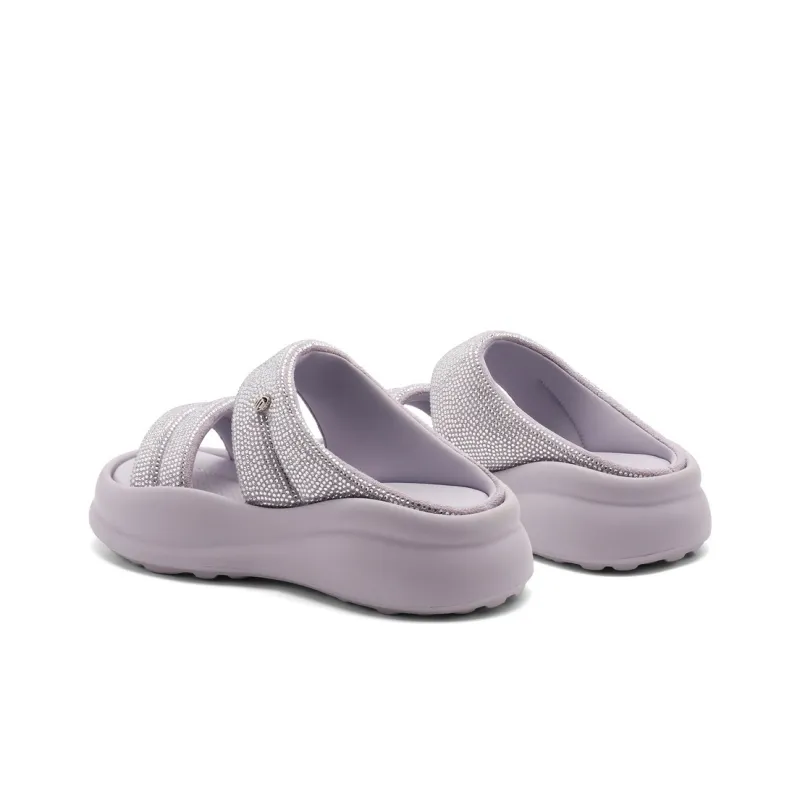 BELLE EVA Rhinestone Slip-Resistant Abrasion-Resistant Slide Slippers Women's-18
