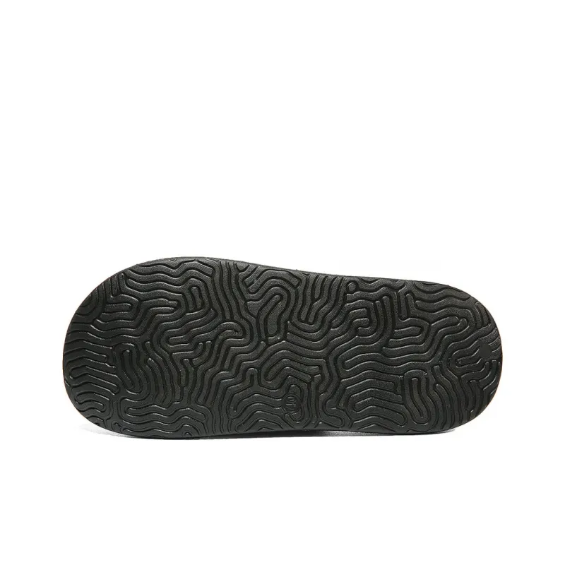 PEAK Slide Slippers Unisex Black Gold-4