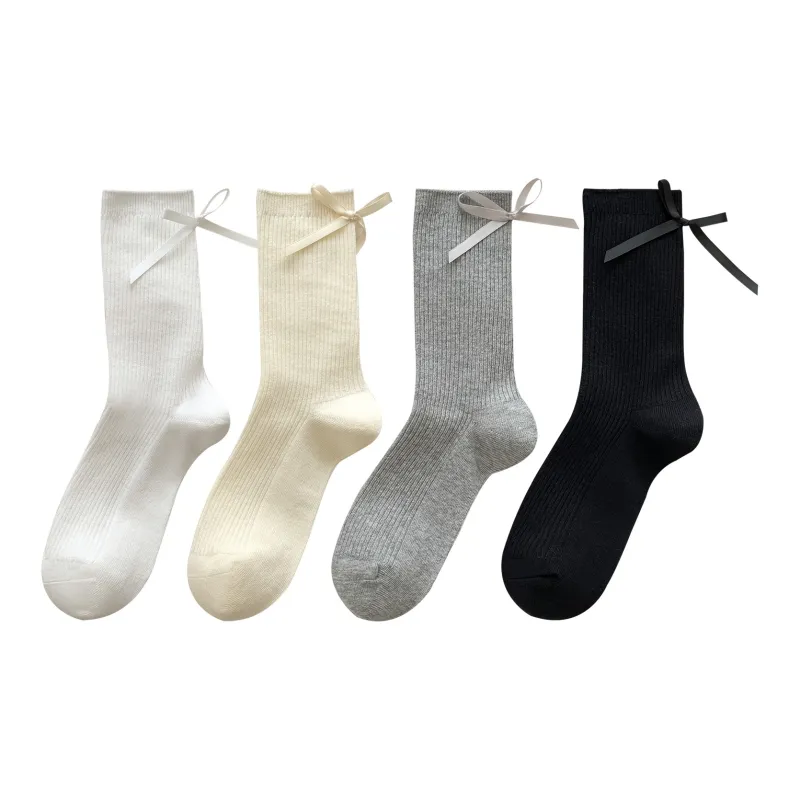 XXLLG Mid Calf Socks Women's 4 Pack-3