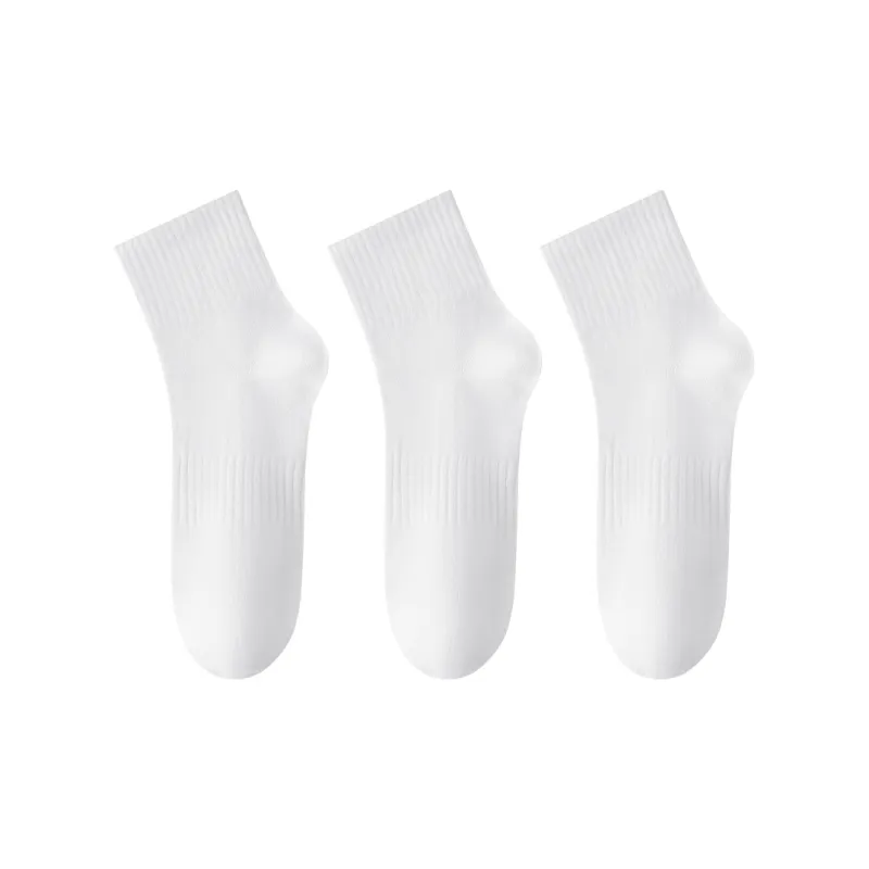 H YXIANG Mid Calf Socks Men's 3 Pack-2